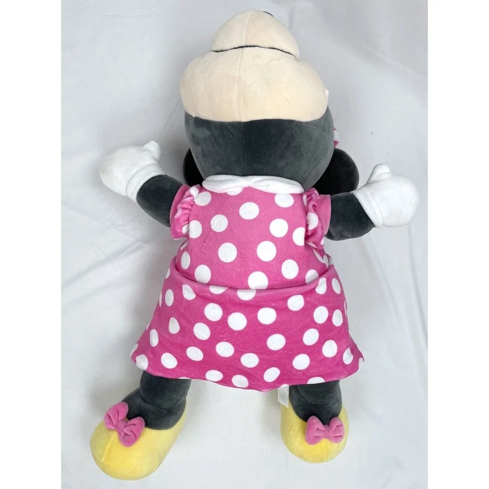 Disney Store Minnie‎ Mouse Cuddleez Plush Pink Dress Pillow